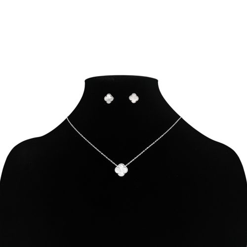 Set de aretes y cadena para mujer