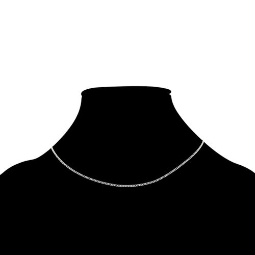Cadena con textura para mujer