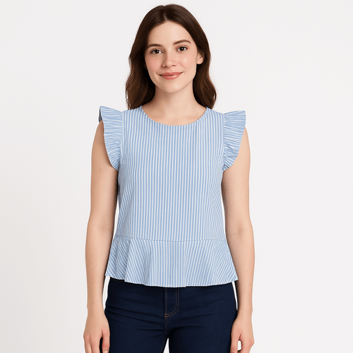 Blusa rayada para mujer