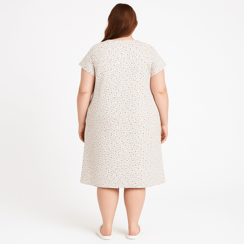Camisón curvy estampado para mujer