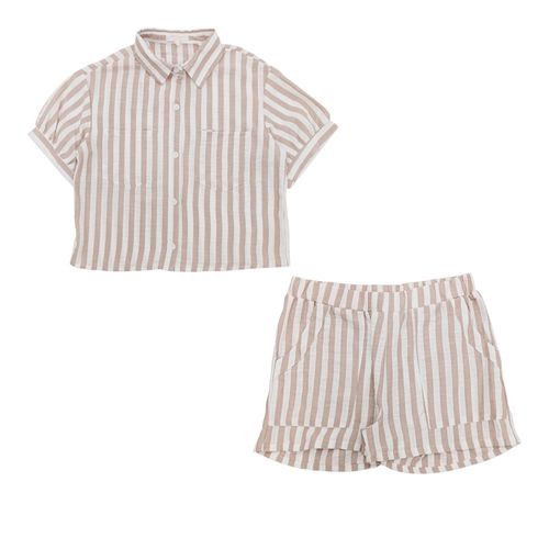 Conjunto rayado para mujer