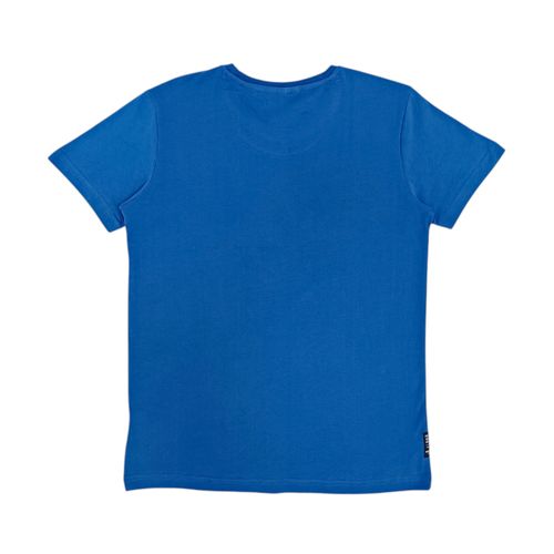 Camiseta celeste estampada para niño