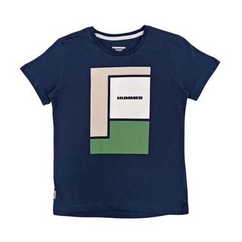 Camiseta navy estampada para niño