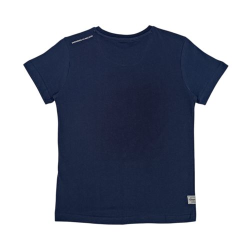 Camiseta navy estampada para niño