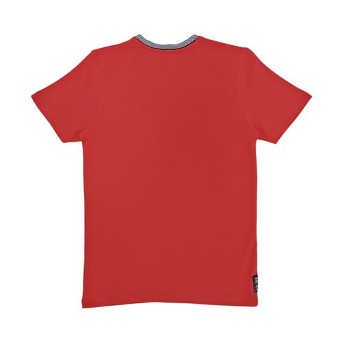 Camiseta rojo sólida para niño