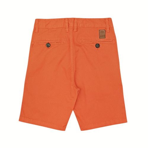 Short naranja sólido para niño