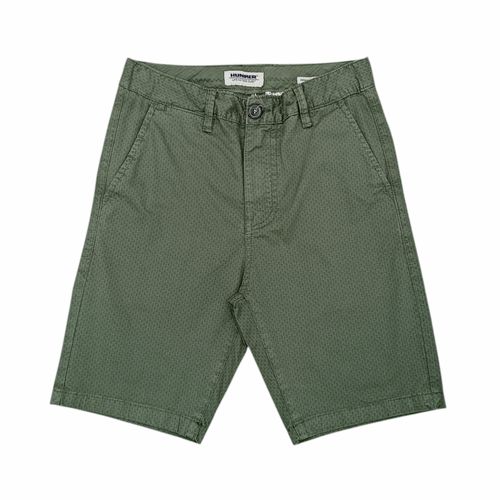 Short verde sólido para niño