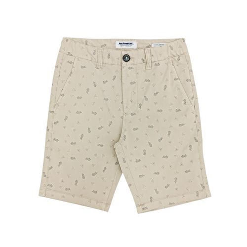 Short beige sólido para niño
