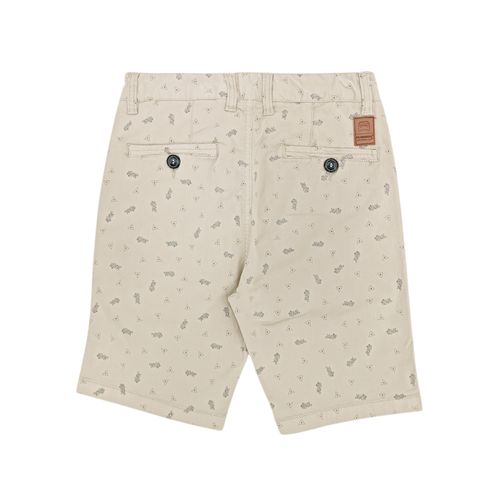 Short beige sólido para niño