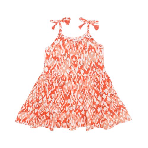 Vestidos bicolor casual para niña