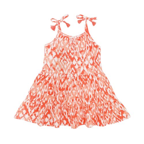 Vestidos bicolor casual para niña