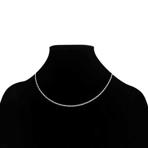 Cadena con plateada para mujer