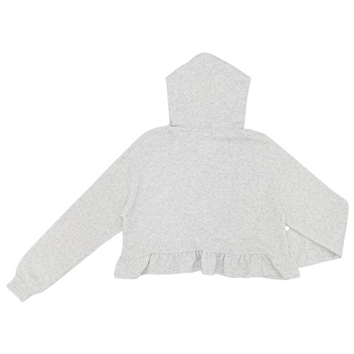 Cropped hoodie sólido para mujer