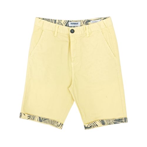 Short amarillo sólido para niño