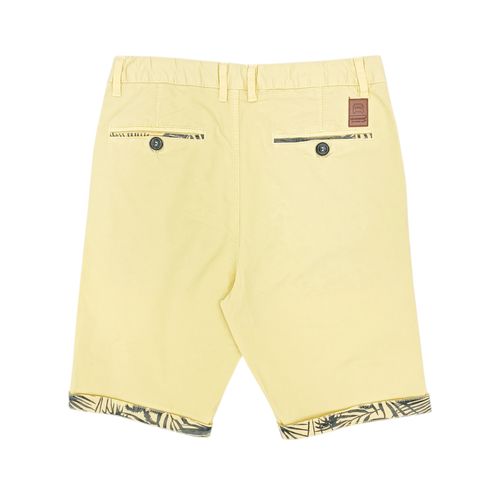 Short amarillo sólido para niño