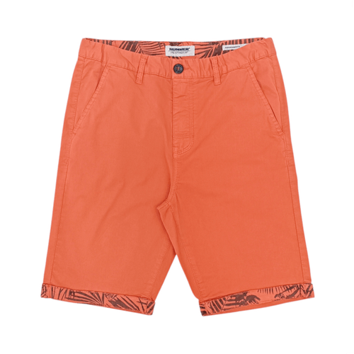 Short naranja sólido para niño