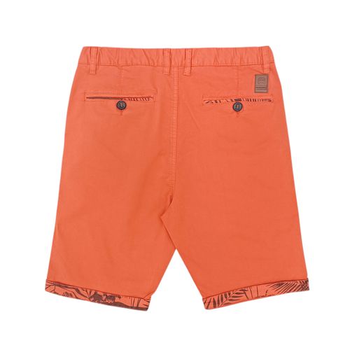 Short naranja sólido para niño