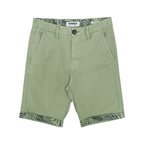 Short verde sólido para niño