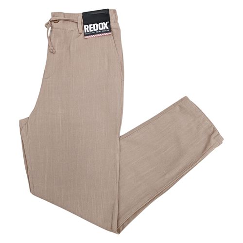Pantalón straight beige para hombre