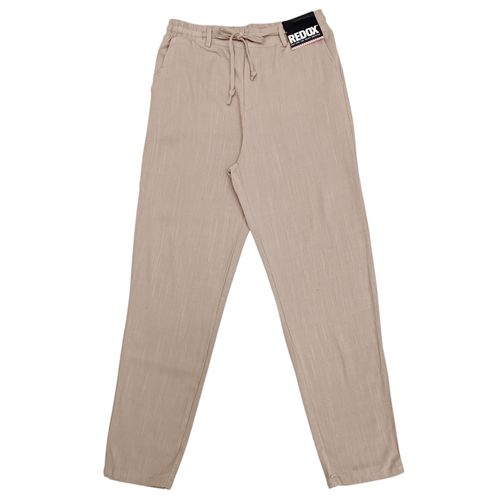 Pantalón straight beige para hombre