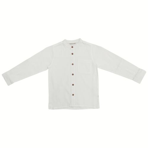 Camisa blanca casual para niño