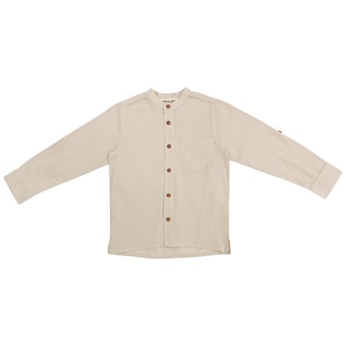 Camisa ivory casual para niño