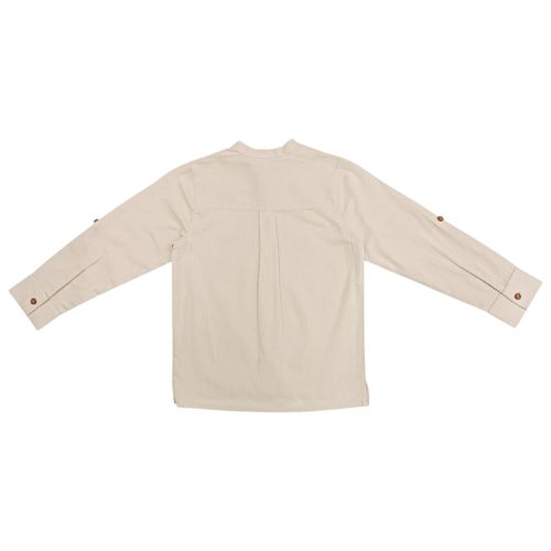 Camisa ivory casual para niño