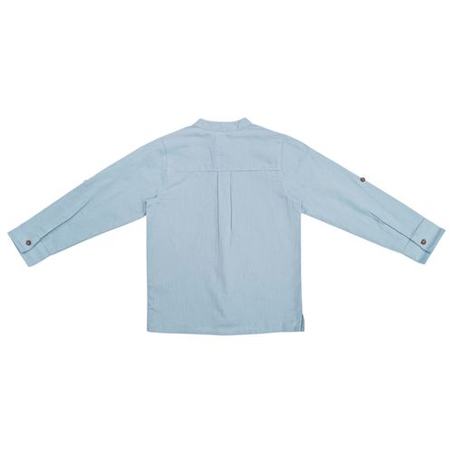 Camisa celeste casual para niño