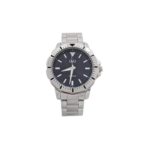 Reloj análogo plateado para hombre