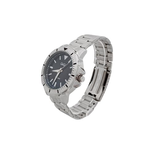 Reloj análogo plateado para hombre