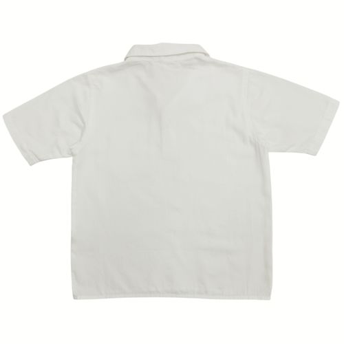 Camisa manga corta ivory para niño