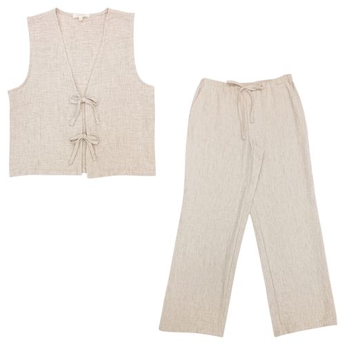 Conjunto sólido para mujer
