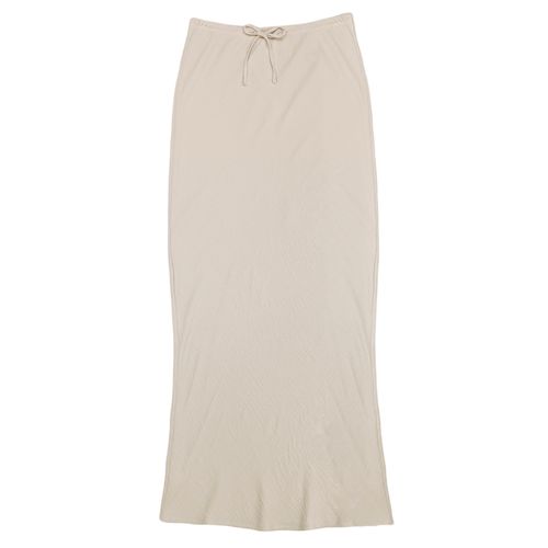 Falda maxi sólida