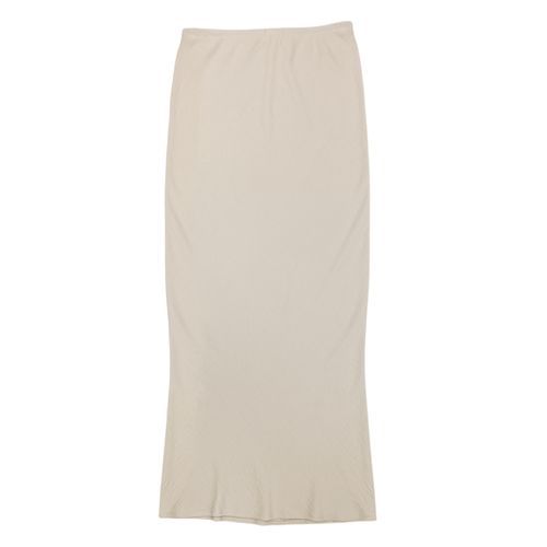 Falda maxi sólida
