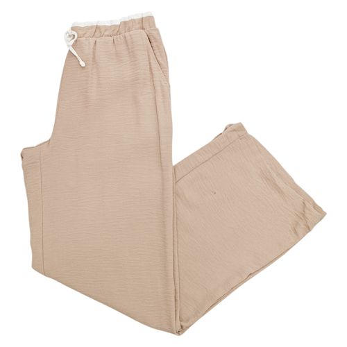 Pantalón wide leg sólido para mujer