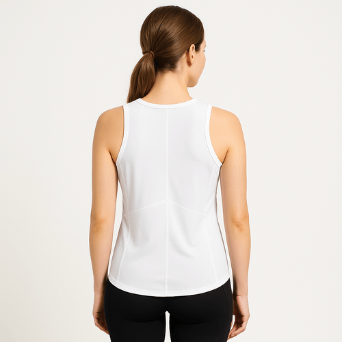 Tank top blanco sólido