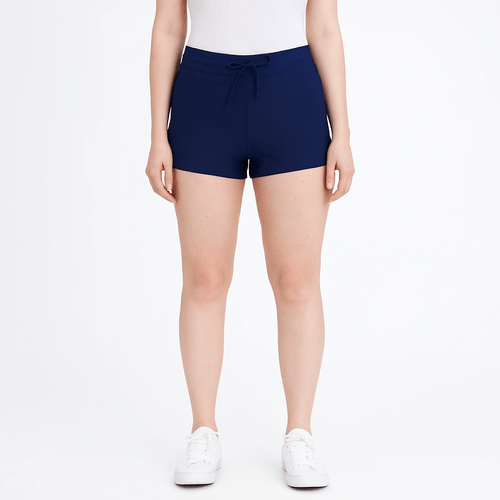 Short deportivo navy sólido