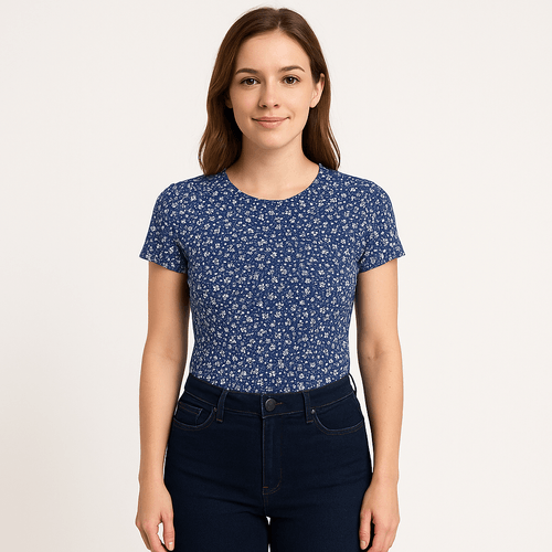 Blusa estampada para mujer