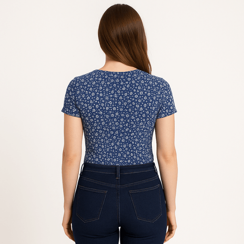 Blusa estampada para mujer