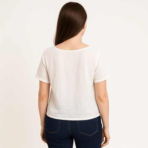 Blusa con textura para mujer