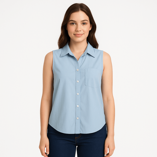 Blusa sólida para mujer