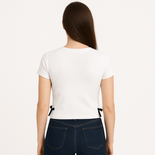 Blusa con textura para mujer