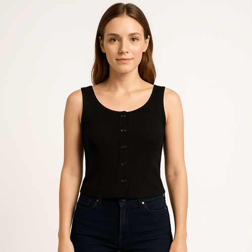 Tank top con textura para mujer