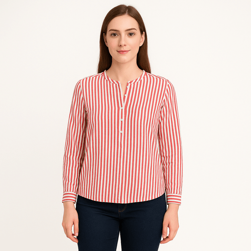 Blusa rayada para mujer