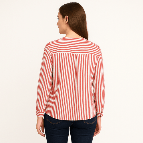 Blusa rayada para mujer