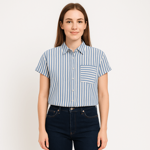 Blusa rayada para mujer