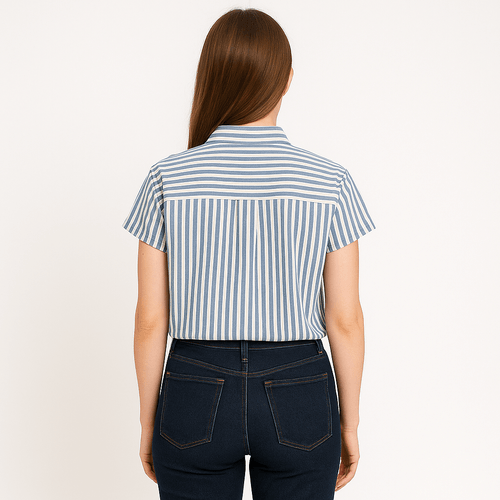 Blusa rayada para mujer