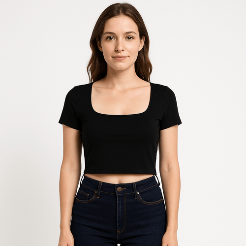 Blusa sólida para mujer