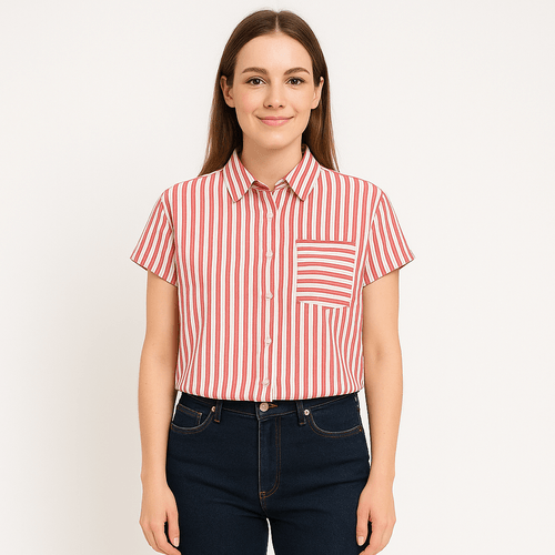 Blusa rayada para mujer