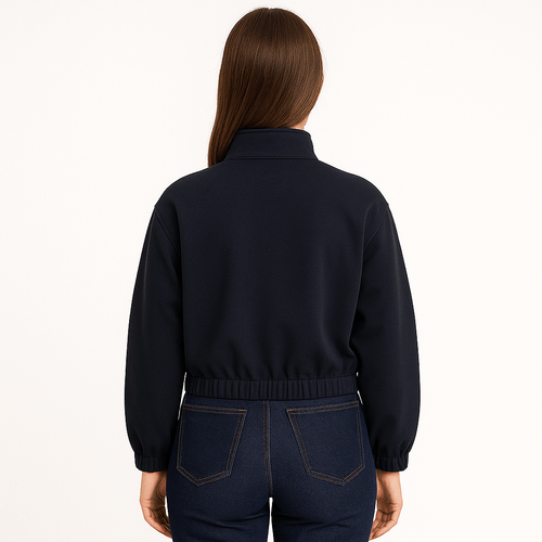 Chaqueta sólida para mujer